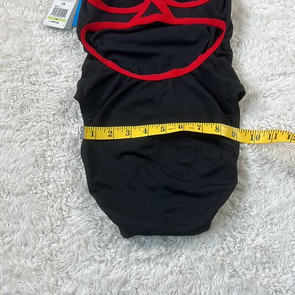 Speedo Endurance solid flyback training one piece swimsuit, 819016 4/30, NWT - Picture 7 of 9